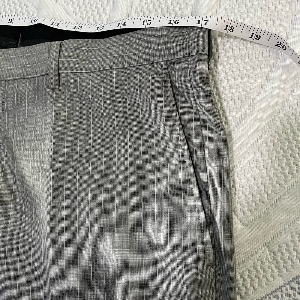 Versace Light Gray Pinstripe Suit - Picture 10 of 11